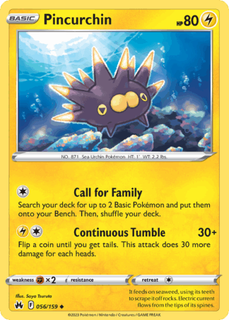 Pincurchin Reverse - Crown Zenith