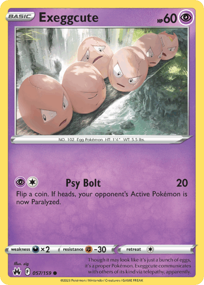 Exeggcute Reverse - Crown Zenith