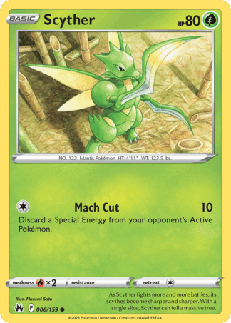 Scyther Reverse - Crown Zenith