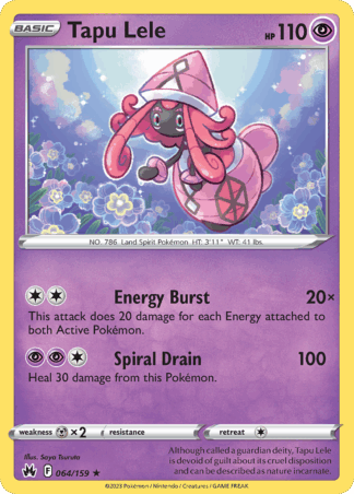 Tapu Lele Reverse - Crown Zenith