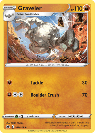 Graveler Reverse - Crown Zenith
