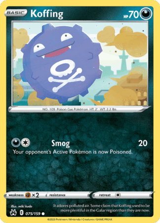 Koffing Reverse - Crown Zenith