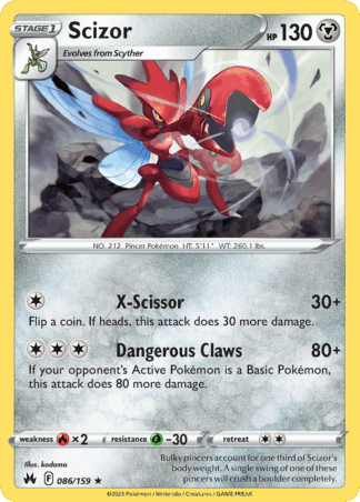 Scizor Reverse - Crown Zenith