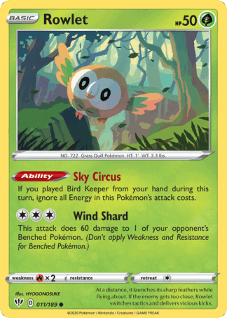 Rowlet Reverse - Darkness Ablaze