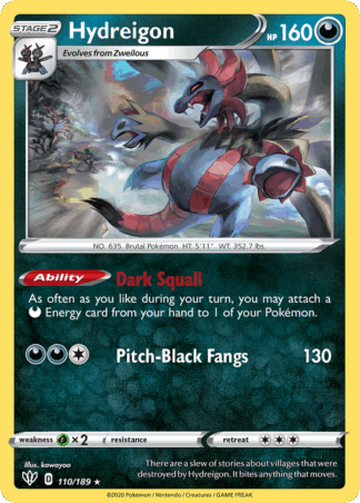 Hydreigon Reverse - Darkness Ablaze
