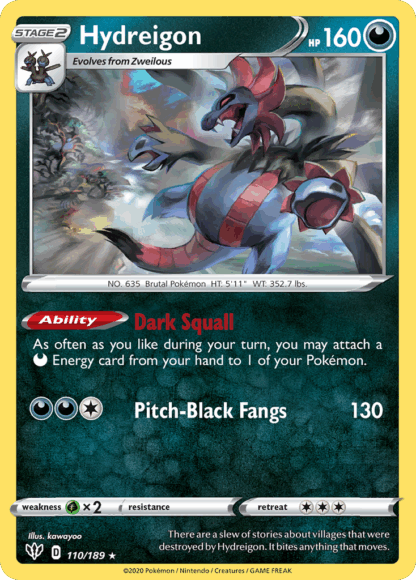 Hydreigon Reverse - Darkness Ablaze