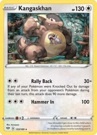 Kangaskhan Reverse - Darkness Ablaze