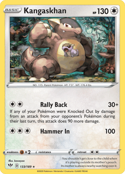 Kangaskhan Reverse - Darkness Ablaze