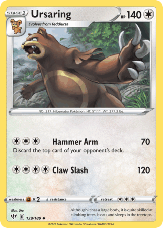 Ursaring Reverse - Darkness Ablaze