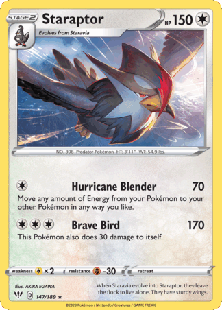 Staraptor Reverse - Darkness Ablaze