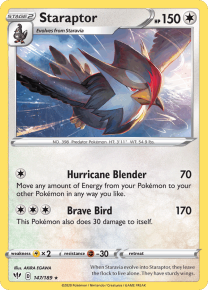 Staraptor Reverse - Darkness Ablaze