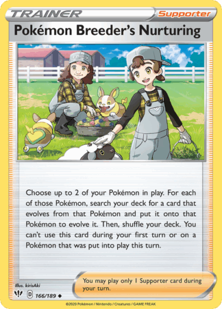 Pokémon Breeder's Nurturing Reverse - Darkness Ablaze