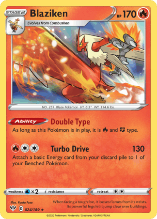 Blaziken Reverse - Darkness Ablaze