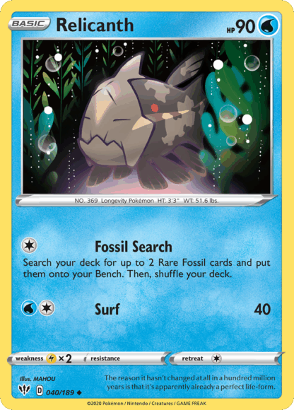 Relicanth Reverse - Darkness Ablaze