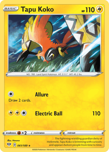 Tapu Koko - Darkness Ablaze