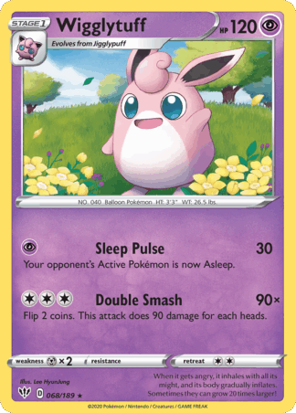 Wigglytuff Reverse - Darkness Ablaze
