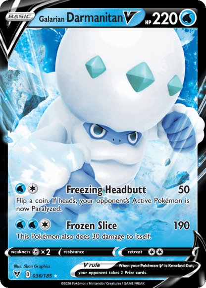 Galarian Darmanitan V - Vivid Voltage