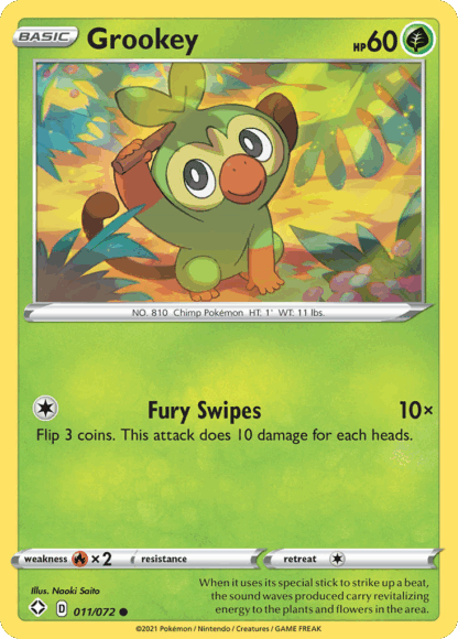 Grookey Reverse - Shining Fates