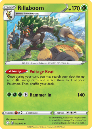 Rillaboom Reverse - Shining Fates