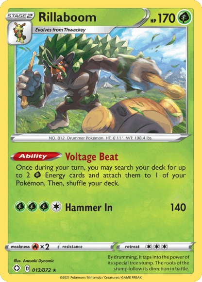 Rillaboom Reverse - Shining Fates