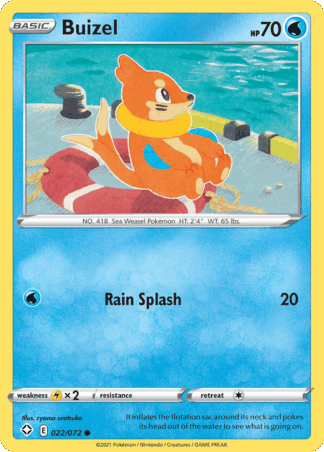 Buizel Reverse - Shining Fates