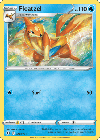Floatzel Reverse - Shining Fates