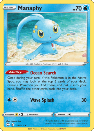 Manaphy Reverse - Shining Fates