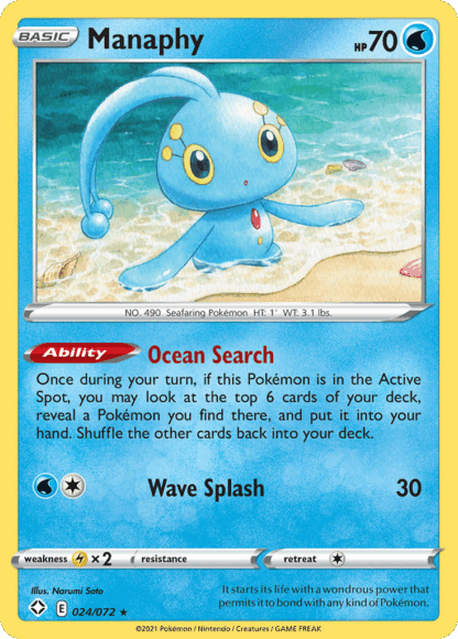 Manaphy Reverse - Shining Fates