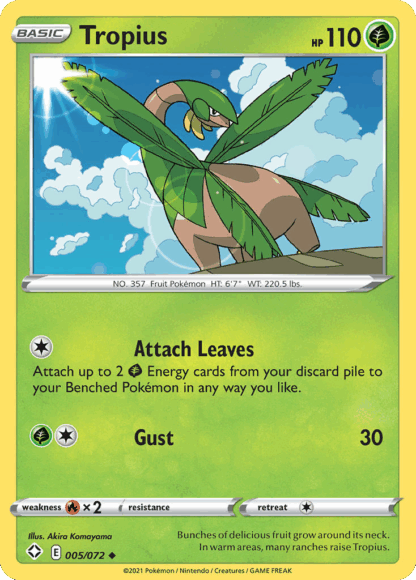 Tropius Reverse - Shining Fates