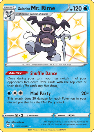 Galarian Mr. Rime - Shining Fates Shiny Vault