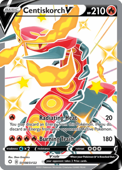 Centiskorch V - Shining Fates Shiny Vault