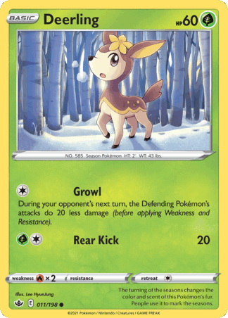 Deerling Reverse - Chilling Reign