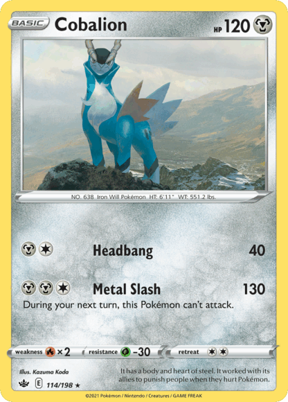 Cobalion Reverse - Chilling Reign