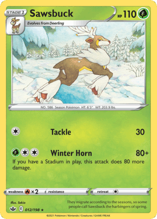 Sawsbuck Reverse - Chilling Reign