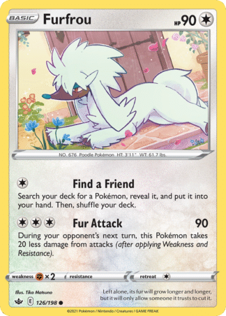 Furfrou Reverse - Chilling Reign