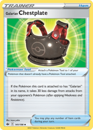 Galarian Chestplate Reverse - Chilling Reign