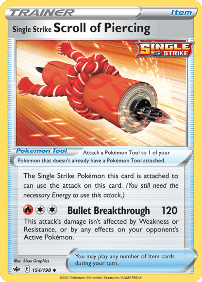 Single Strike Scroll of Piercing Reverse - Chilling Reign