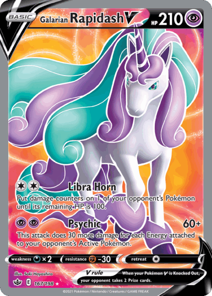 Galarian Rapidash V - Chilling Reign