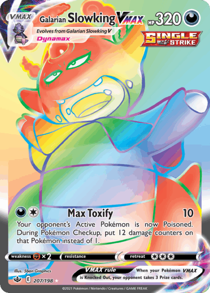 Galarian Slowking VMAX - Chilling Reign