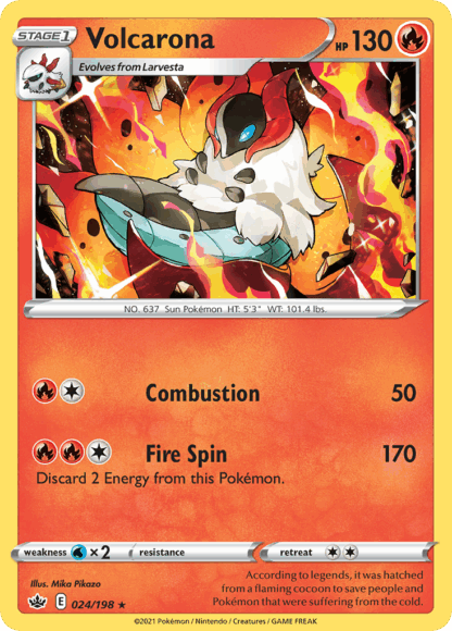 Volcarona Reverse - Chilling Reign