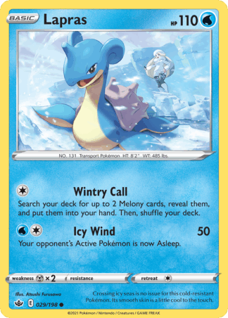 Lapras Reverse - Chilling Reign