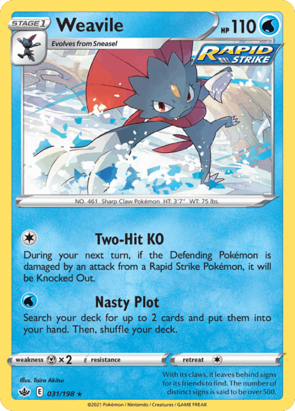 Weavile - Chilling Reign