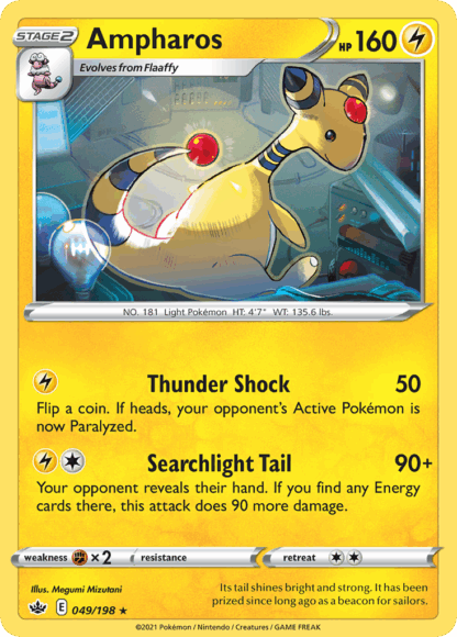Ampharos Reverse - Chilling Reign