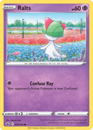 Ralts Reverse - Chilling Reign