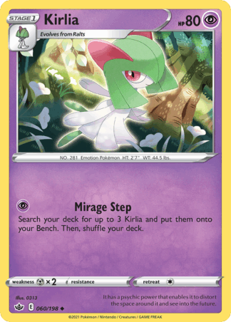 Kirlia Reverse - Chilling Reign