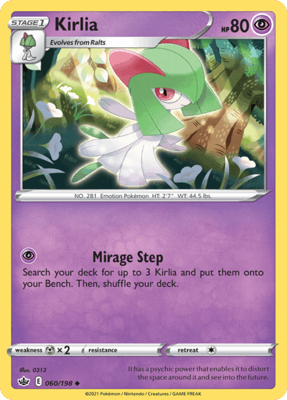 Kirlia Reverse - Chilling Reign
