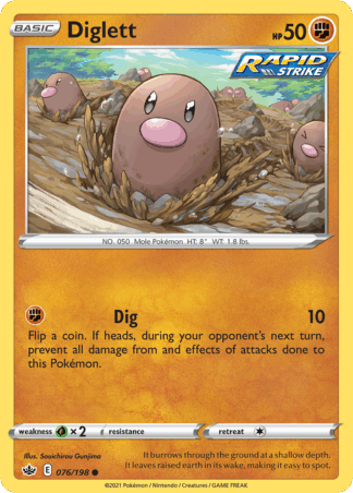 Diglett Reverse - Chilling Reign