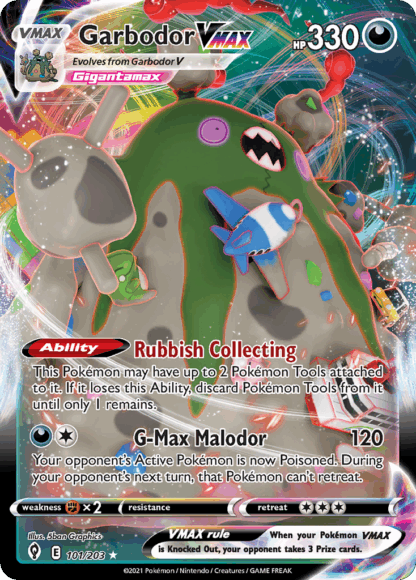 Garbodor VMAX - Evolving Skies
