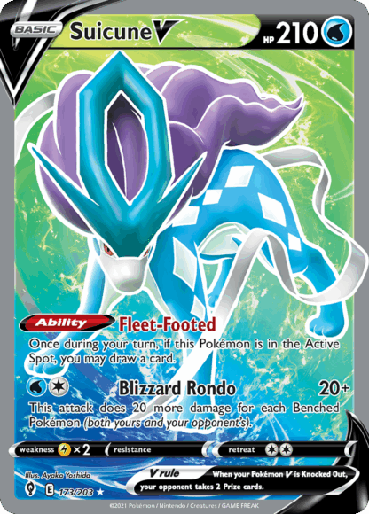 Suicune V - Evolving Skies