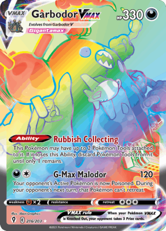 Garbodor VMAX - Evolving Skies